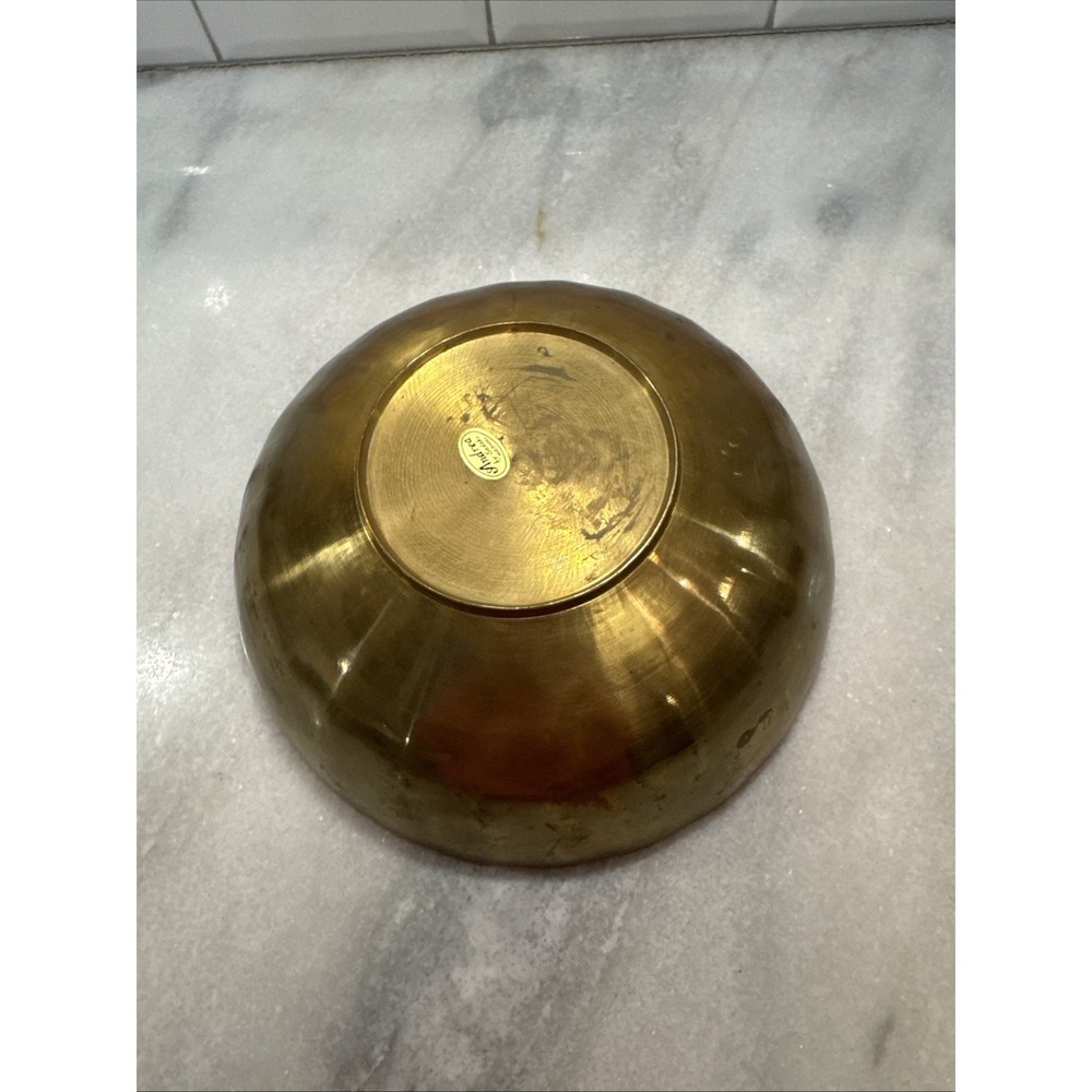 Andrea By Sadek Solid Brass Bowl OLA0052 - Picture 12 of 13